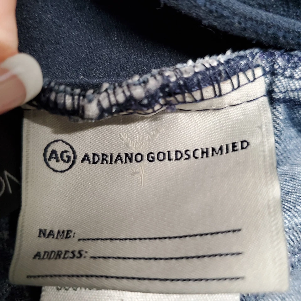 AG Adriano Goldschmied P Collection Womens 30R Skinny Jeans Blue Maternity - Image 3 of 4