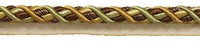 Hell Gold Brown GrüN 1.1Cm Dekorativ Lippe Kordel Golden Kastanie [8.2M]