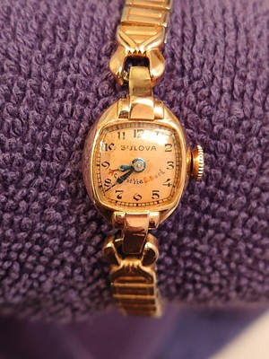 14k bulova ladies watch