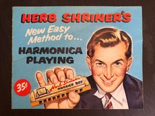 Vintage M. Hohner Herb Shriner's Hoosier Boy Harmonica Booklet 1955