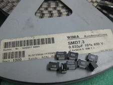 1x SMD7.3 0.03uF 10% 400V CAP METALLIZED FILM POLYESTER 7.3x10x4.5mm WIMA