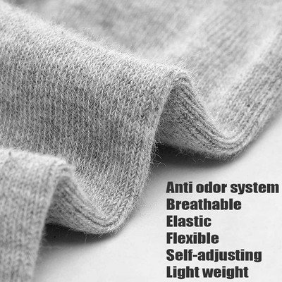 Lot De 5 Paires Chaussettes Invisibles - Taille 36-44 - Blanc - Pour Homme Et Femme