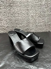 Jeffrey Campbell Harlin Square Toe Slip On Heel Sandals Womens Size 8