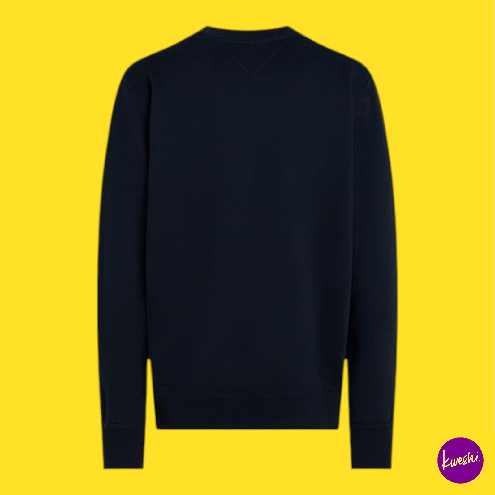 TOMMY HILFIGER Men's Essential Crew Neck Sweatshirt, Cotton, Blue, UK L | EU L image 6
