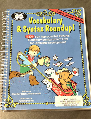 Vocabulary & Syntax Roundup ! by Beverly Foster & Howard Gold