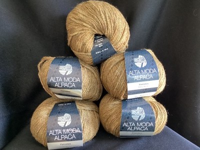 5 Lana Grossa Alta Moda Alpaca Feinstes  Baby Alpaka- Light Brown #050