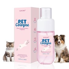 Dog Cat Cologne Long-Lasting Classic Powdery Scent Fur-Conditioning Non-Sticky