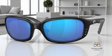 COSTA DEL MAR 6S9017 14 Brine Matte Black Blue Mirror 59 mm Men's Sunglasses