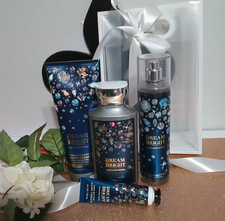 Rare Bath  Body Works Dream Bright 4 pc set with gift bag