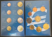 Euro Kursm&uuml;nzensatz Belgien Im Folder verschiedene Jahrg&auml;nge