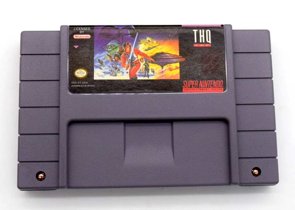 SNES Super Star Wars: The Empire Strikes Back 1993 con caja y folleto de instrucciones en caja original Foto 2 de 4