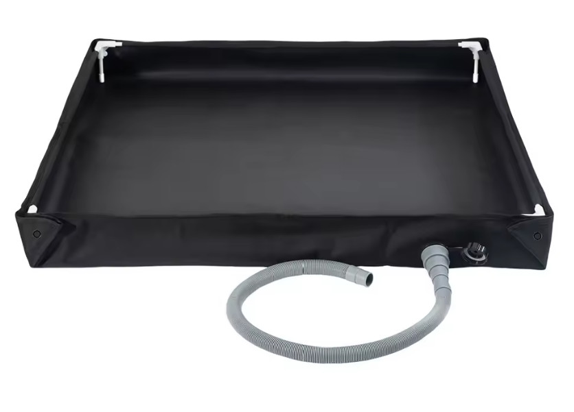Base de douche pliable 80x80 noire pour éviter les fuites d'eau