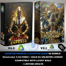 Quantum Emperor and Queen EA Bundle Expert Advisor MT4 MT5 Auto Trading Robot