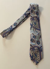 Vintage Polo by Ralph Lauren 100% Silk Men's Tie for Mark Shale Paisley Print