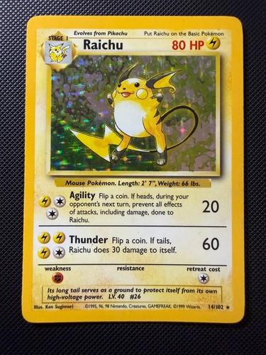 Raichu — Base Set (Unlimited)