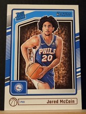 JARED MCCAIN RC | 24-25 Donruss Basketball | Rated Rookie Card #228 | 76ers