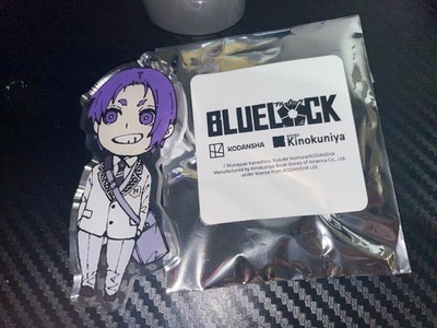 Kinokuniya x Kodansha Blue Lock Reo Mikage Acrylic Chibi Keychain EXCLUSIVE