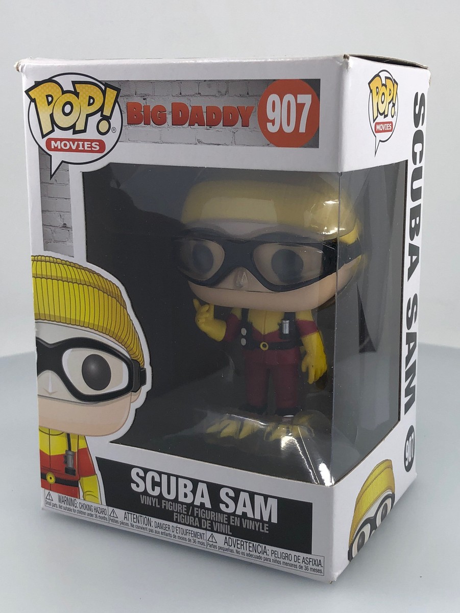 Funko POP! Movies Big Daddy Scuba Sam #907 Vinyl Figure DAMAGED BOX SEE PICS