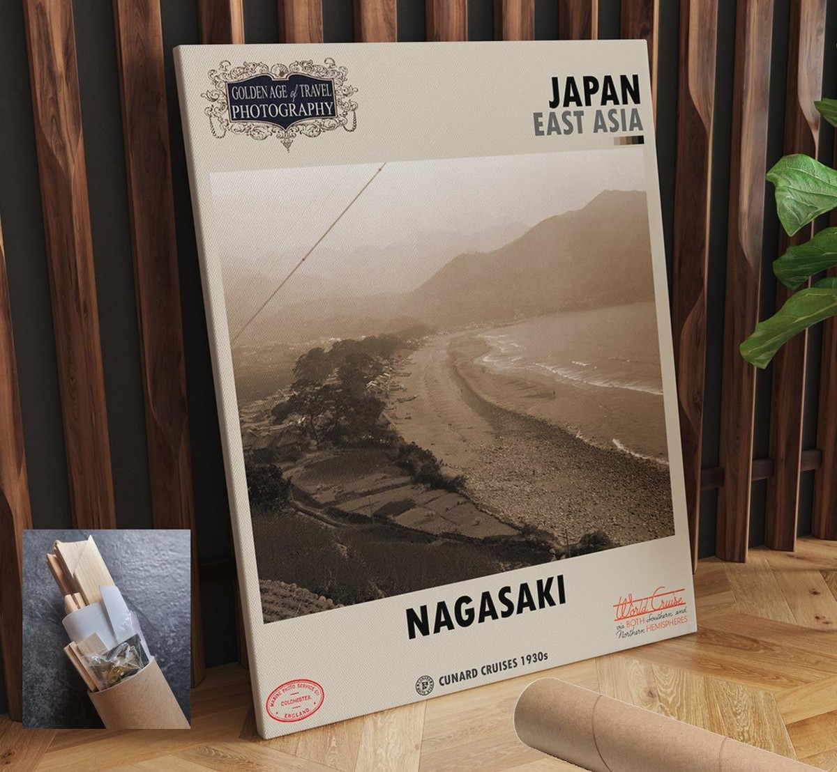 Japan Nagasaki CANVAS WALL ART 24x30 in | eBay