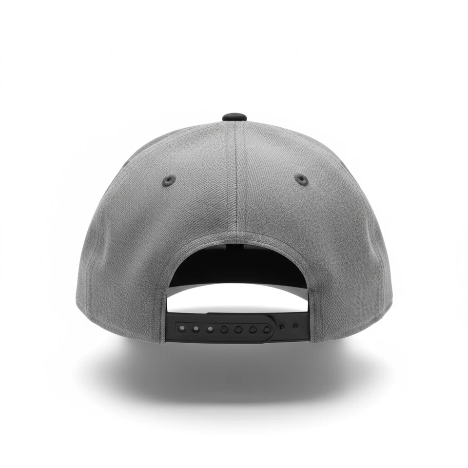 RAIDERS Las Vegas Oakland Los Angeles Clásico Logo Negro y Gris Snapback Gorra Gorra Foto 2 de 2