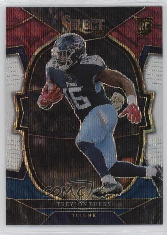 2022 Panini Select Concourse Tri-Color Prizm /249 Treylon Burks Rookie RC 12ty