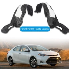 Front Inner Fender Liner Set Fits 2017-2019 Toyota Corolla 5387602660 5387502610