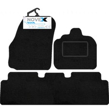Novex Tailored Car Mats For Renault Scenic 2004-2009 Custom Fit Heelpad Black