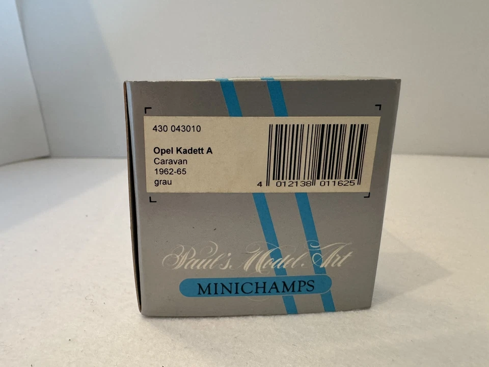 Minichamps 1:43 430 043010 Opel Kadett A Caravan 1962-65 Vintage in Box original - Immagine 2 di 4