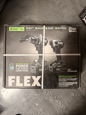 FLEX 24V Brushless Hammer Drill & Impact DriverCombo Kit w/6.0 & 3.5Ah Batteries