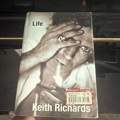 Keith Richards Life Hardcover Biography & Autobiography Personal Memoirs DJ