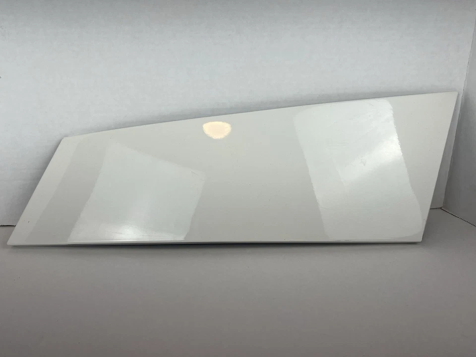 08-12 OEM Buick Enclave blanco perla ventana trasera izquierda derecha moldura de plástico Foto 4 de 4