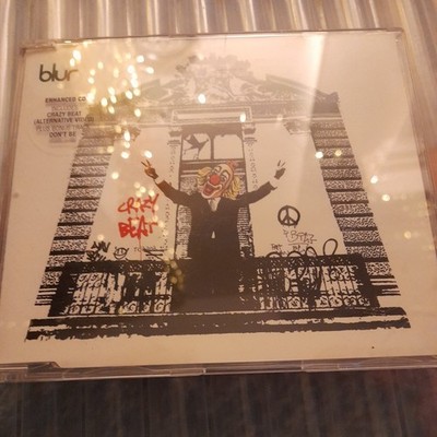 Blur - Crazy Beat - Enhanced CD Single With Banksy Clown Artwork - 2003 EMI VGC