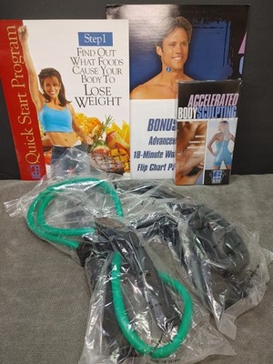 Provida Body Makeover REPLACEMENT Black & Green Bands w/VHS & More