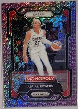 Aerial Powers 2024 Prizm Monopoly WNBA Purple Millionaire Shimmer /50 Dream