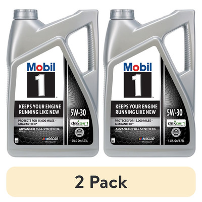 [BIG SALE] 2 Pack Mobil 1 Advanced Full Synthetic Motor Oil 5W-30 5QT