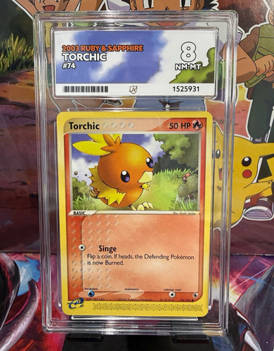 Torchic graded ACE 8 for sale on eBay