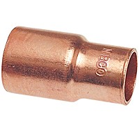 Winston 9008100 3/4" X 1/2" Copper Reducer Solder Pressure Fitting Ftg X C