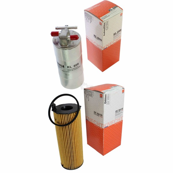 Mahle / Knecht Set Filterpaket Kraftstofffilter KL 659 ÖLfilter OX 196/1D-image