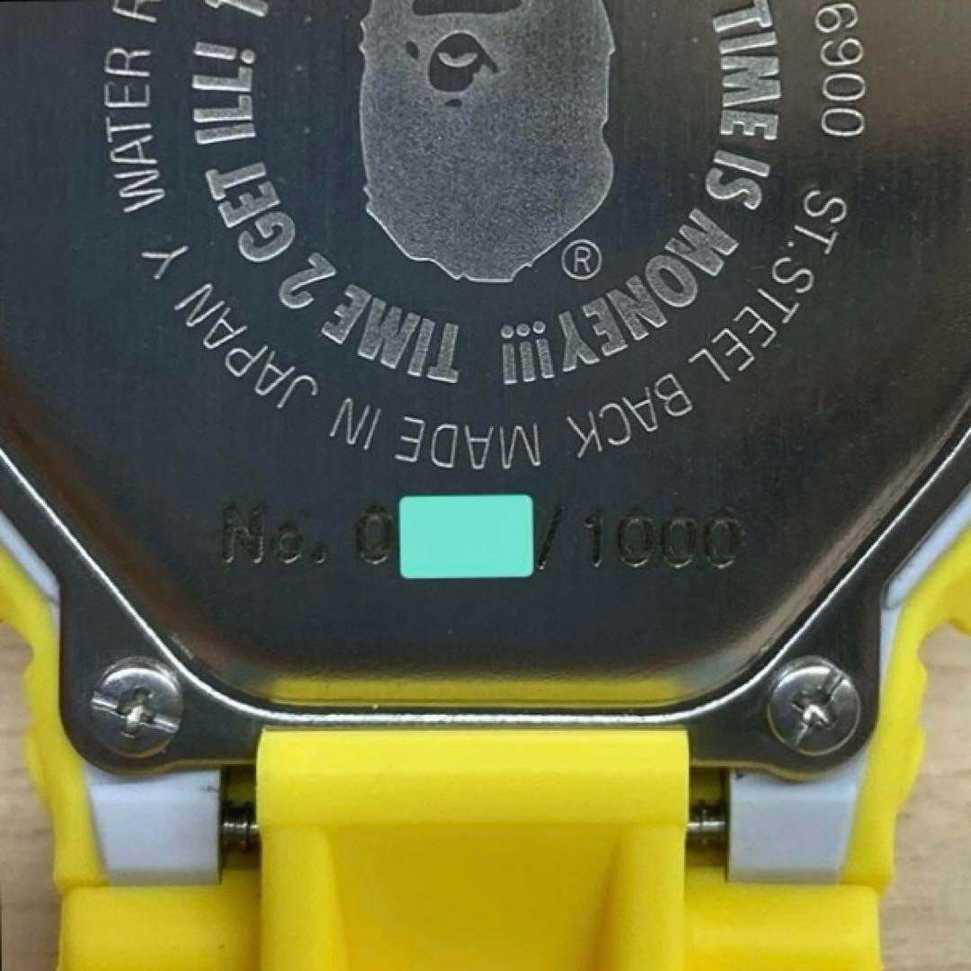 A BATHING APE G-Shock DW-6900 Yellow Wristwatch CASIO | eBay
