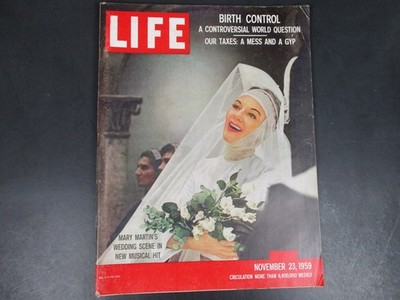 Life Magazine November 23 1959 Birth Control, Mary Martin Sound of Music