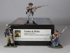 Conte American Civil War ACW Yanks & Rebs Confederates Firing #2 #57099