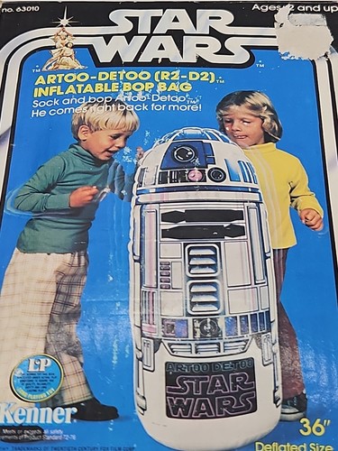 1977 KENNER STAR WARS R2-D2 INFLATABLE BOP BAG IN OVP - Bild 9 von 23