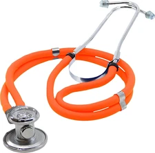 Dixie Ems Sprague-Rappaport Type Two Tube Stethoscope – Orange