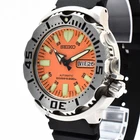 Seiko 7S26-0350 Orange Monster Vintage Automatic Diver's Men's Watch New Belt