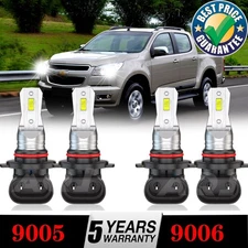 9005+9006 Combo LED Headlight High/Low Beam For Chevrolet Colorado 2004-2012