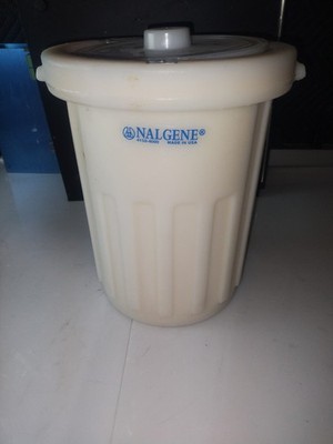 Nalgene Benchtop Dewar Flask 4150-4000 w/ Handle & Cover Made In USA
