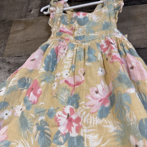 Angel Dear Baby Girls Clothes SZ 18-24M Muslin 2pc Dress Set Ruffle Outfit - Picture 2 of 7