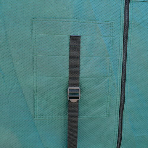 MAYPOLE CARAVAN COVER BREATHABLE 4 PLY PREMIUM GREEN + FREE HITCH COVER