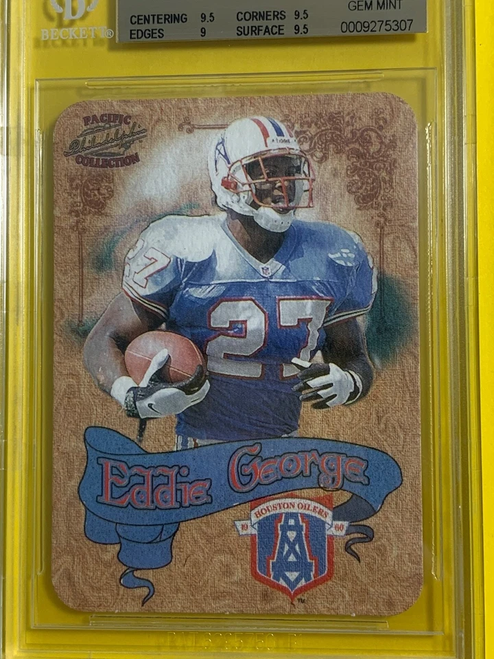 1997 Pacific Philadelphia Photoengravings #14 Eddie George BGS 9.5 GEM MINT - Image 2 of 4