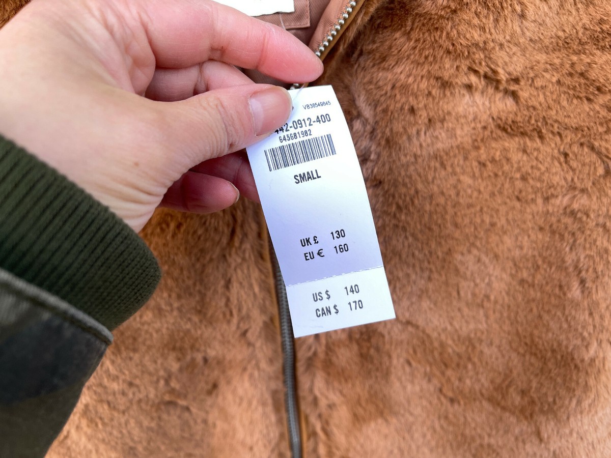 【新品】Abercrombie & Fitch ブラウンファーコート Lサイズ ウィメンズ コート&ジャケット | Abercrombie & Fitch